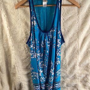 In bloom dress poliester blue women size L